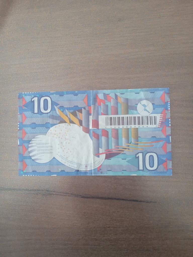 Briefje van 10 gulden., Ophalen of Verzenden, 10 gulden