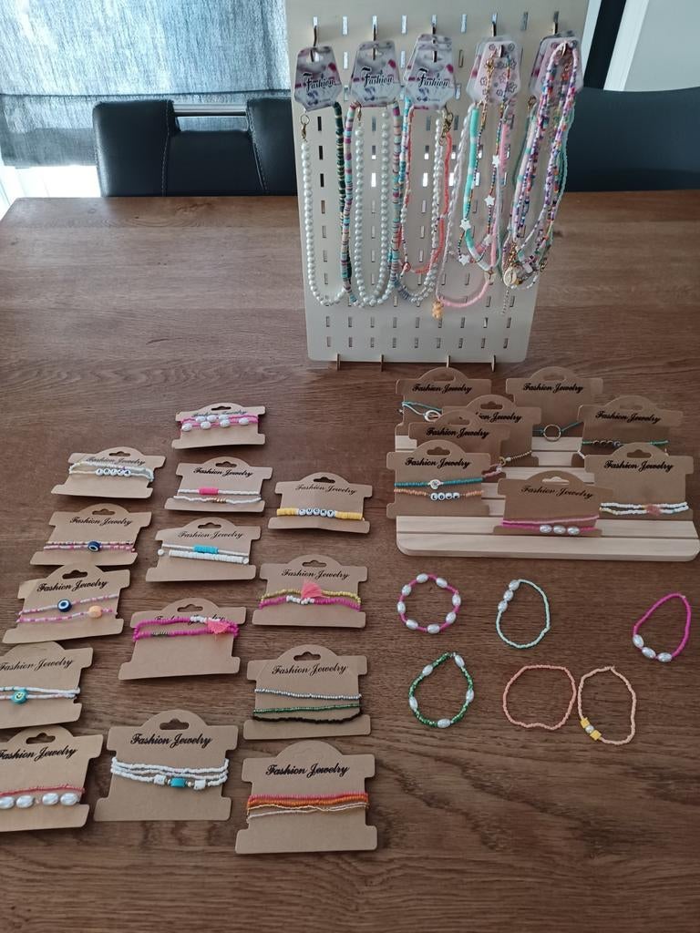 Partij zelfgemaakte sieraden, Hobby en Vrije tijd, Kralen en Sieraden maken, Ophalen, Overige typen