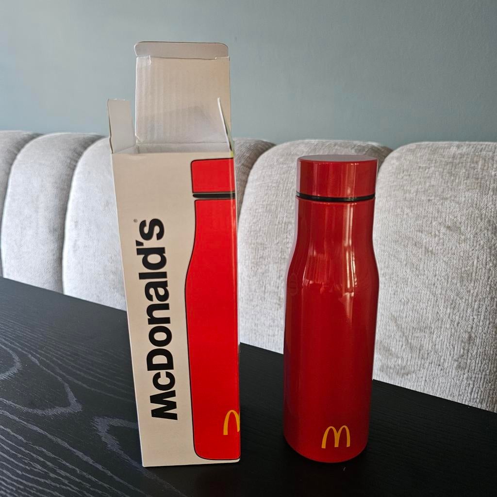 ZELDZAAM  McDonald’s Spanje Thermosfles (NIEUW) – Niet in, Overige typen, Nieuw, Ophalen of Verzenden, Metaal