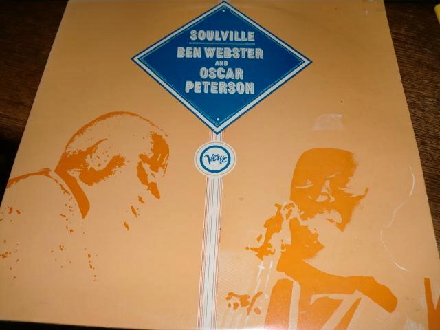 Ben Webster And Oscar Peterson ‎– Soulville  Verve 2LP,   UK, Cd's en Dvd's, Vinyl | Jazz en Blues, Gebruikt, Jazz, 1940 tot 1960