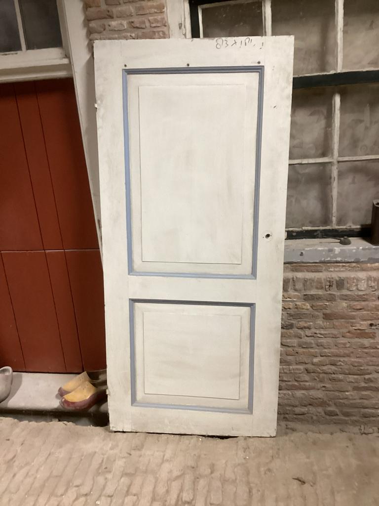 Antieke paneeldeur 83 x 181 cm, Ophalen of Verzenden