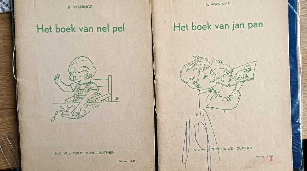 Het boek van Jan Pan & Het boek van Nel Pel (2 boeken), Ophalen of Verzenden, Gelezen, R. Waninge, Non-fictie