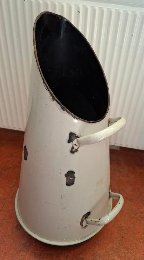 Vintage emaille kolenkit jaren 60, Antiek en Kunst, Antiek | Emaille, Ophalen