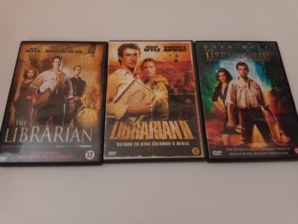 Dvd The Librarian 1-3, Alle leeftijden, Ophalen of Verzenden, Zo goed als nieuw