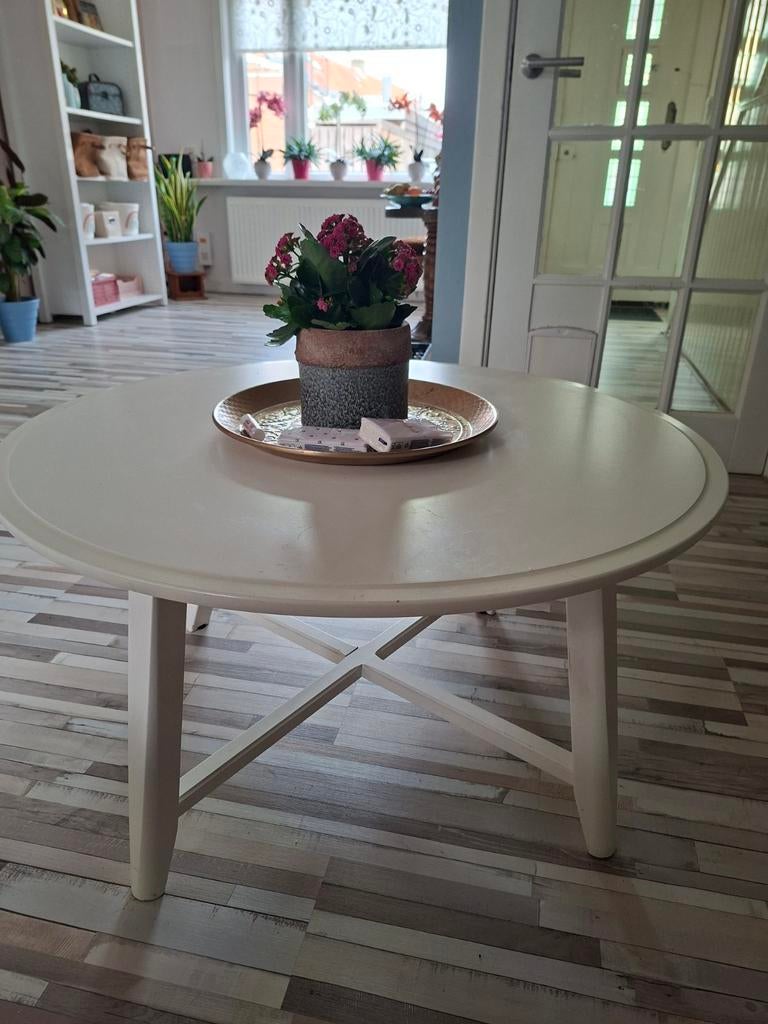 Ikea Kragsta salontafel.wit, Ophalen, Gebruikt, 50 tot 100 cm, Rond