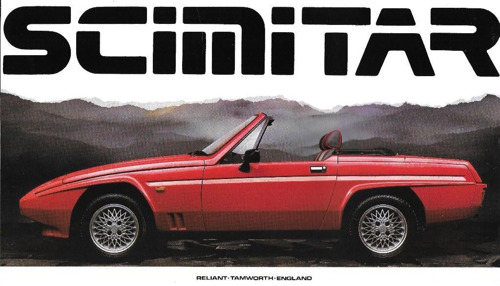 Scimitar met Ford en Nissan motor sheet A4 (sci), Boeken, Auto's | Folders en Tijdschriften, Zo goed als nieuw, Overige merken
