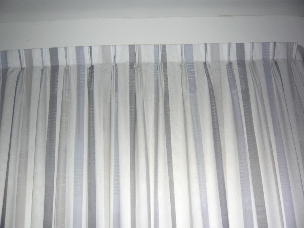 Gordijnen Hoog;250 x br. 310 cm. geplooid, 200 cm of meer, Ophalen of Verzenden, Zo goed als nieuw, 200 cm of meer