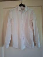 Wit overhemd met afneembare zwarte vlinderdas, Kinderen en Baby's, Kinderkleding | Maat 170, Ophalen of Verzenden, Zo goed als nieuw