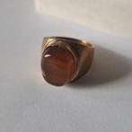 Carneool edelsteen ring, Verzenden, Oranje