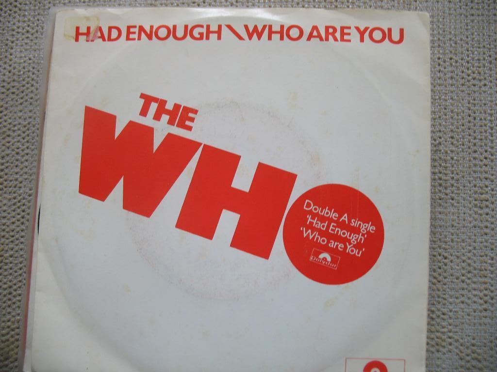 The Who - Who are you/Had enough, Gebruikt, 7 inch, Single, Ophalen of Verzenden