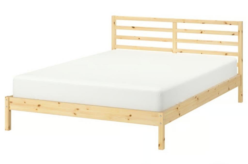 Tweepersoonsbed 160x200, Ophalen, Tweepersoons, Hout, 160 cm