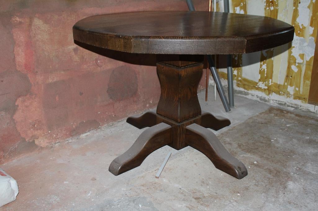 Eettafel Massief eikenhout, Ophalen, Gebruikt, Hout