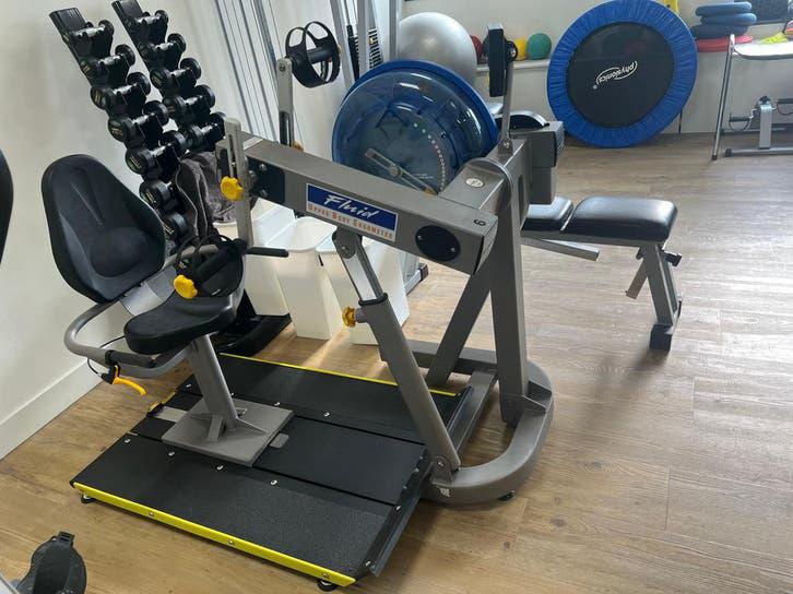 First Degree Water Rower - Roeitrainer, Sport en Fitness, Fitnessapparatuur, Ophalen, Gebruikt, Armen, Metaal