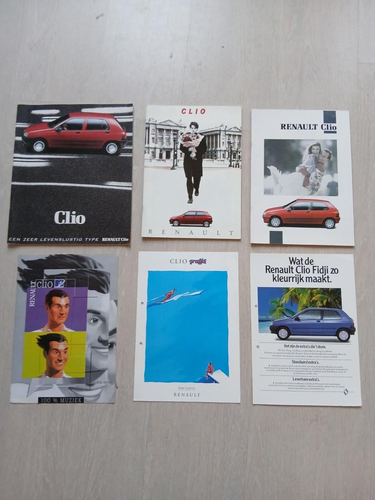 Folders Renault clio, Ophalen of Verzenden, Zo goed als nieuw