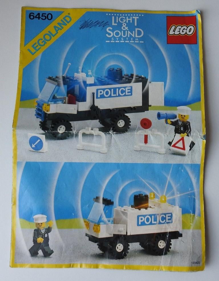 Lego 6450 Politie auto  1986, Verzenden, Gebruikt
