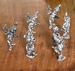 Zeven metalen kabouterbeeldjes, Ophalen of Verzenden