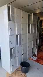 Stalen Lockerkasten - 30 stuks incl. sleutels, Ophalen of Verzenden, Gebruikt, Industrieel