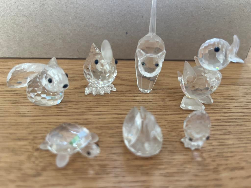 Swarovski kristallen miniatuur beeldjes, 7 stuks., Verzamelen, Ophalen of Verzenden, Zo goed als nieuw, Figuurtje