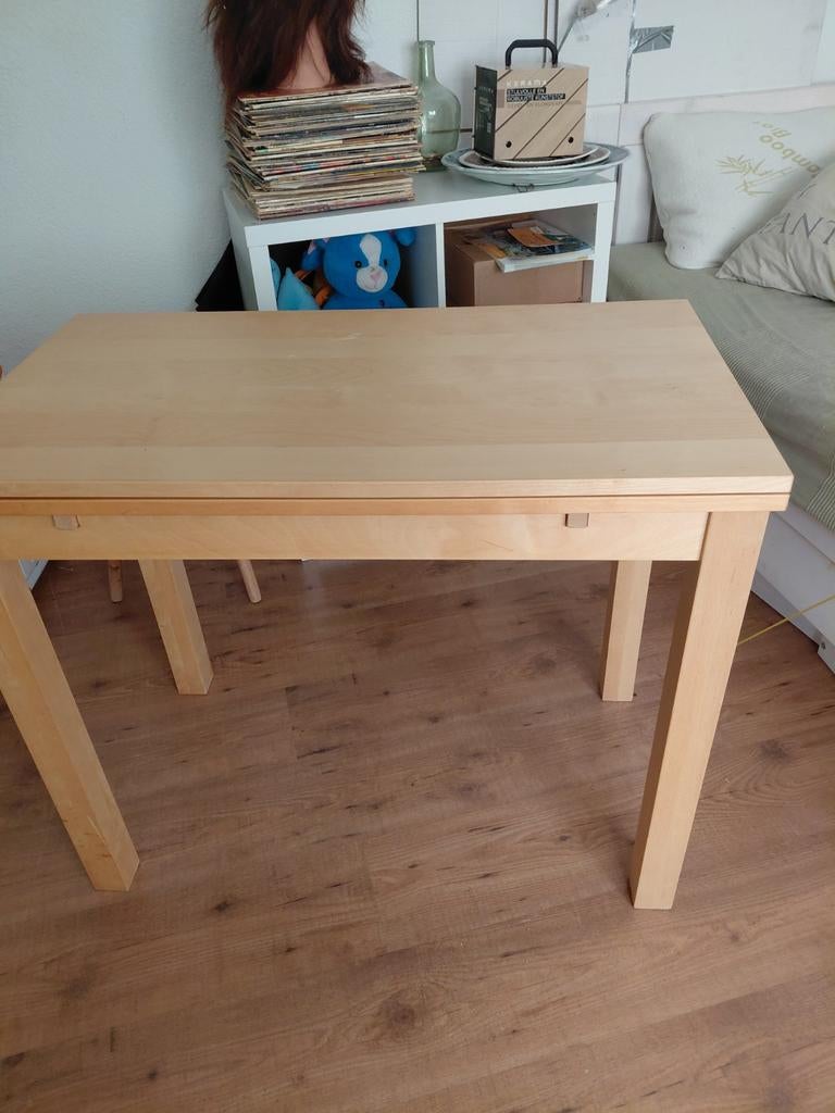 Te koop eettafel, Huis en Inrichting, Tafels | Eettafels, Ophalen of Verzenden, Rechthoekig, 50 tot 100 cm