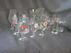 Dertien speciale bierglazen, Ophalen of Verzenden, Gebruikt, Glas of Glazen, Overige merken