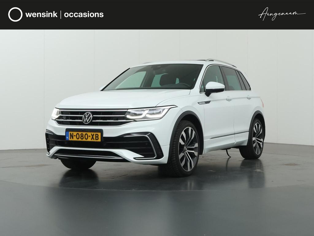 Volkswagen Tiguan 1.5 TSI R-Line Business+ | Trekhaak | Pano, Auto's, Stof, 4 cilinders, Wit, Origineel Nederlands