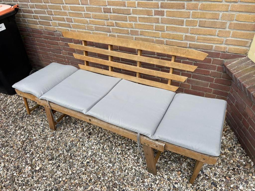 Nette houten tuinbank Lorient Intratuin, Tuin en Terras, Tuinbanken, Ophalen, Zo goed als nieuw, Hout