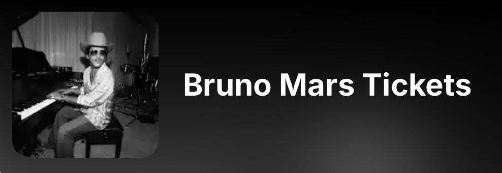 2 platinum tickets Bruno Mars Parijs 18-juni, Twee personen, Juni