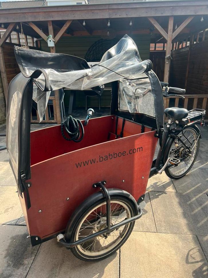 Babboe e-Big, Fietsen en Brommers, Fietsen | Bakfietsen, Gebruikt, 4 kinderen of meer, Elektrisch, Ophalen