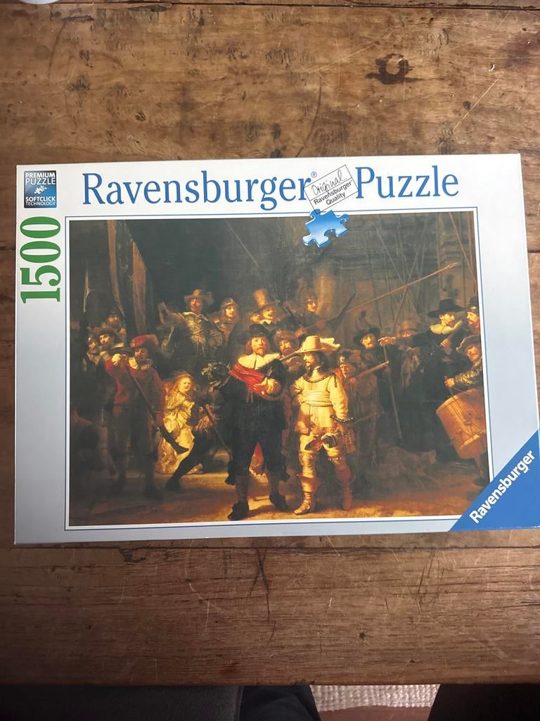Ravensburger Nachtwacht Puzzel 1500 stukjes, Ophalen of Verzenden, 500 t/m 1500 stukjes, Zo goed als nieuw, Legpuzzel