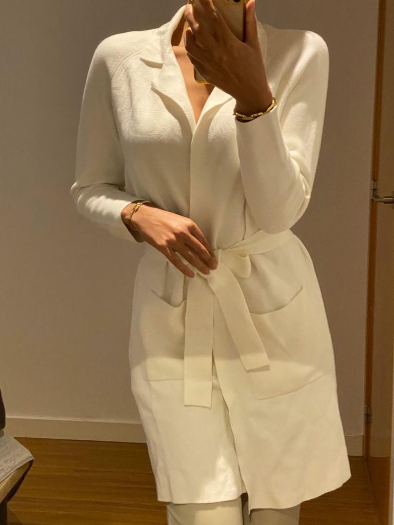 Chique Repeat Trenchcoat Model Cardigan €745 wollen vest jas, Kleding | Dames, Truien en Vesten, Ophalen of Verzenden, Zo goed als nieuw