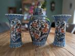 Makkum 3 delig kaststel, Antiek en Kunst, Antiek | Vazen, Ophalen of Verzenden