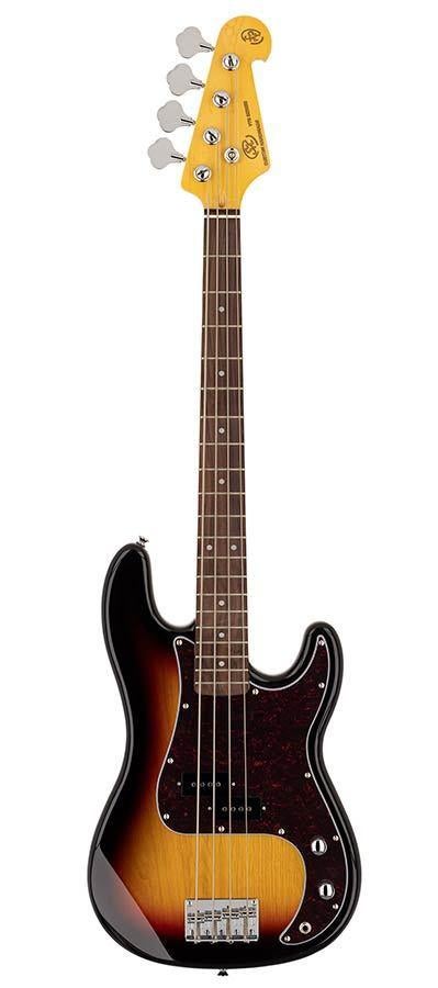 SPB6234-3TS SX Retro Series basgitaar 3/4 sunburst, ., Nieuw, ., .