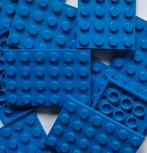 Lego 4x6 plate, Blue (per 10), Ophalen of Verzenden, Nieuw, Losse stenen, Lego