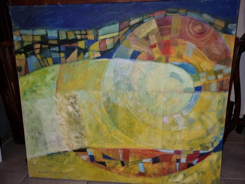 Wil Bouthoorn (Haagse School)  Olie werk op doek, Ophalen