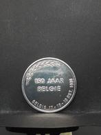 Zilveren penning 150 jaar België, Ophalen of Verzenden, Zilver