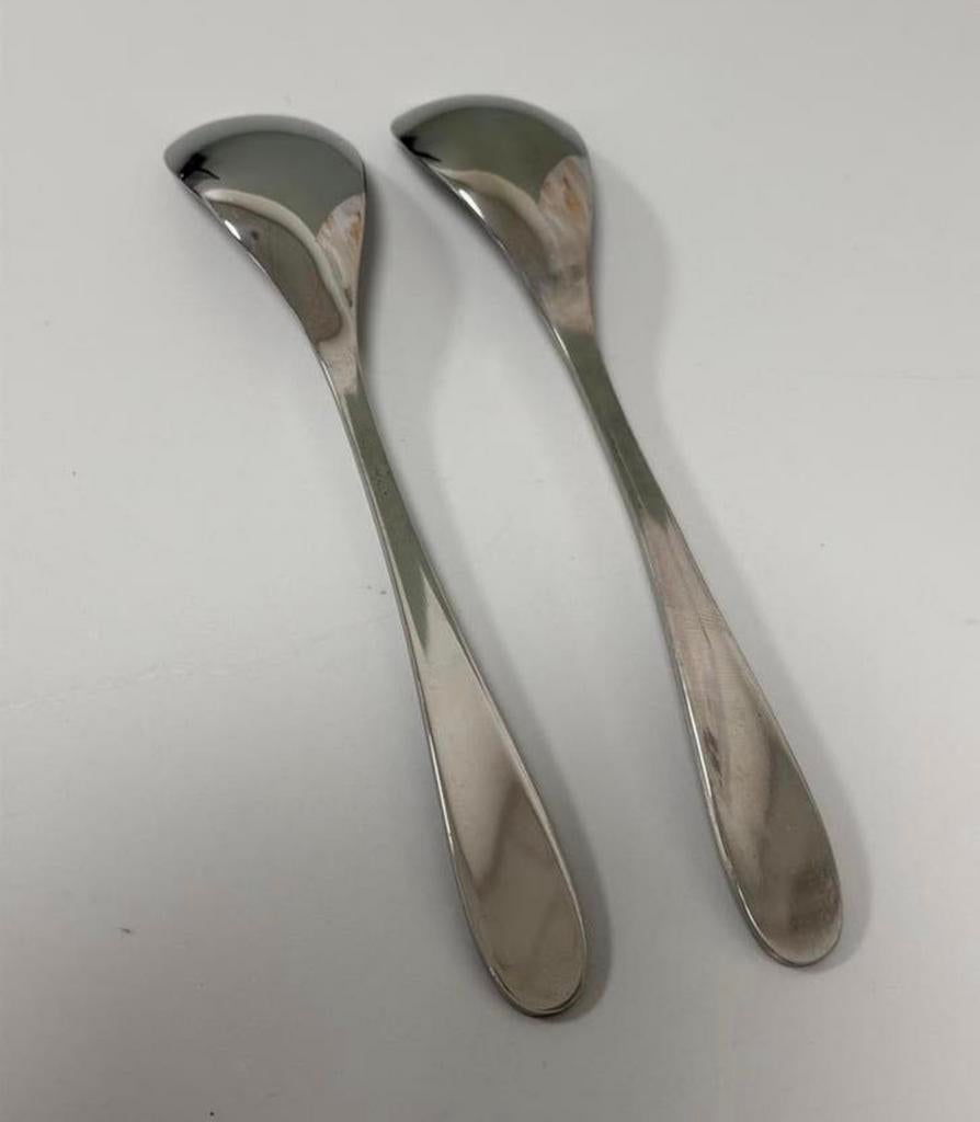 Oneida Reliance lepels 20 cm RVS – set van 2 - late 20e eeuw, Antiek en Kunst, Antiek | Bestek, Ophalen of Verzenden