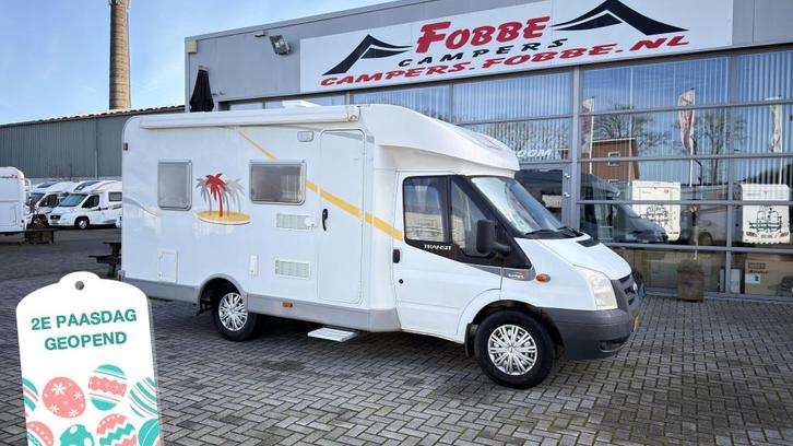 Fransbed met slechts 108dkm De Dethleffs Sunlight T58 '2007, Caravans en Kamperen, Campers, Bedrijf, tot en met 2, Dethleffs, Ford