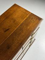 Engelse ladekast ca. 1780 antiek, Ophalen, Eikenhout, 50 tot 100 cm, Zo goed als nieuw