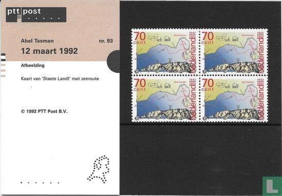 Postzegelmapje 93 Abel Tasman 1992 NL, Ophalen of Verzenden