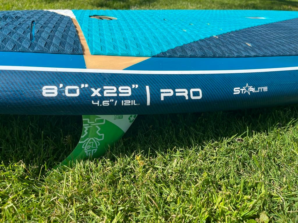 Starboard Starlite Pro 8'0" SUP incl. leash en boardbag, Watersport en Boten, Ophalen, Gebruikt, SUP-boards