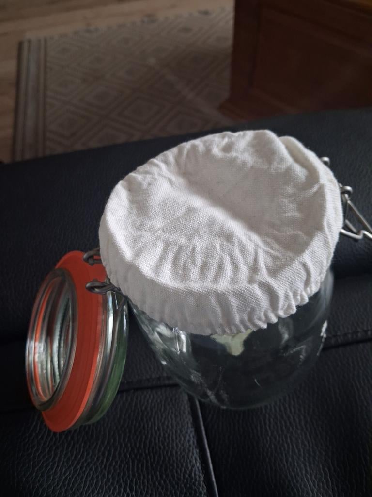 Kaasdoek voor potten, handig met elastiek., Ophalen