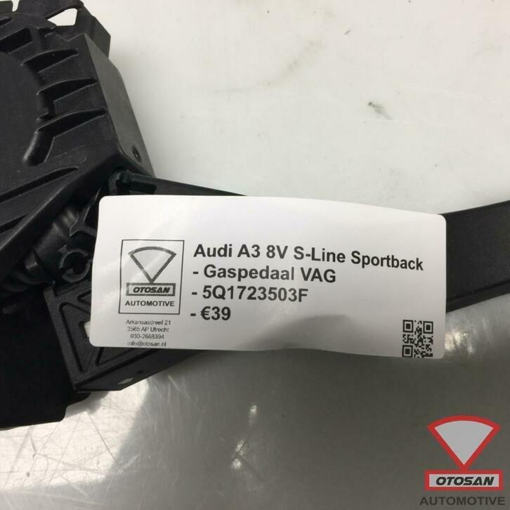 audi a3 8v s line golf 7 gaspedaal vag 5q1723503f, Auto-onderdelen, Interieur en Bekleding, Gebruikt, AUDI AG, Auto-Union-Strasse 1
85045  Ingolstadt, DE