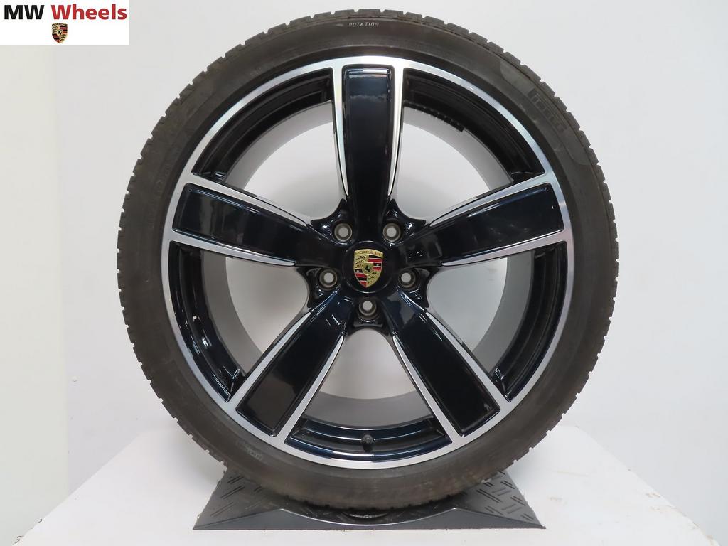 Originele Porsche Cayenne SUV 22 inch velgen winterbanden, Gebruikt, -, 285 mm, -