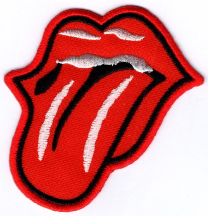 Rolling Stones stoffen opstrijk patch embleem #1, Ophalen of Verzenden, Nieuw, Kleding