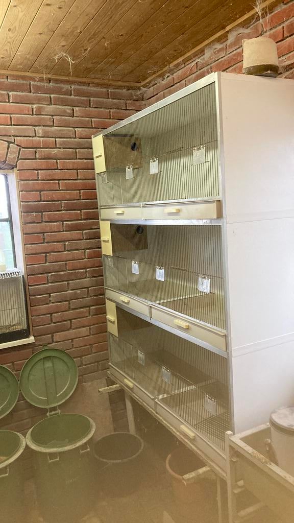 Mooie gehu broedkooien, Dieren en Toebehoren, Vogels | Hokken en Kooien, Ophalen, Gebruikt, Kunststof, Broedkooi of Kweekkooi