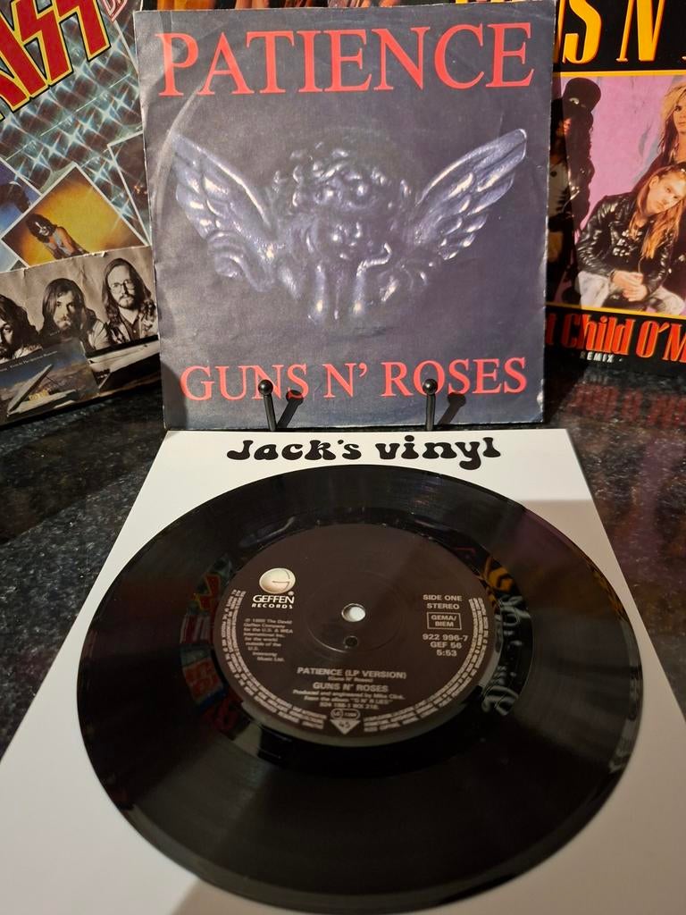 Guns N' Roses - Patience (7 inch vinyl single) 1989, Cd's en Dvd's, Vinyl | Rock, Ophalen of Verzenden, Zo goed als nieuw, Overige formaten