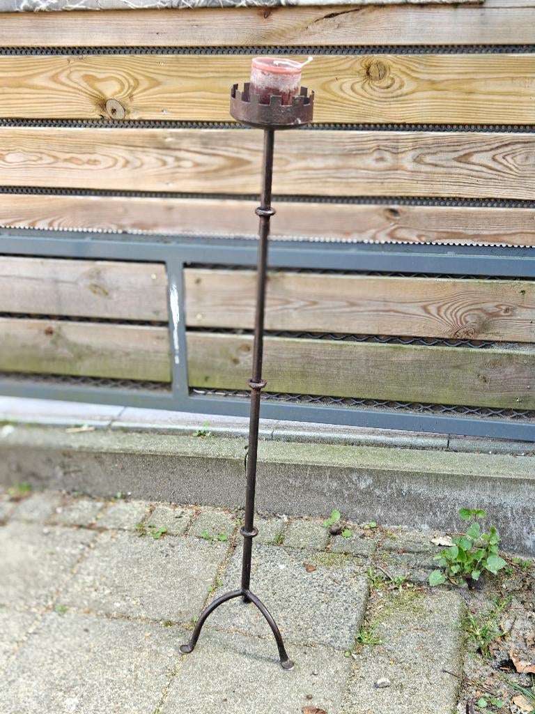 gietijzeren kandelaar, Ophalen, Gebruikt, Overige kleuren, Onbekend