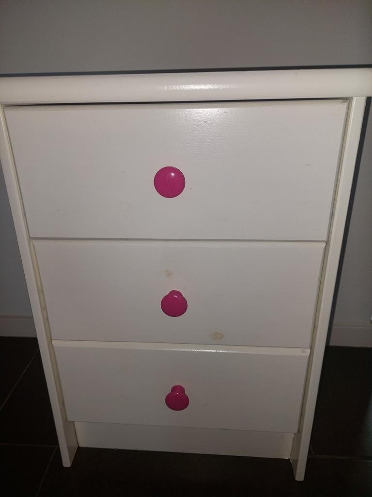 nachtkastje, Huis en Inrichting, Slaapkamer | Nachtkastjes, Ophalen, Gebruikt, Minder dan 45 cm, 55 tot 70 cm