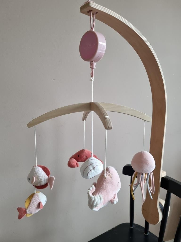 Babymobiel Little dutch, Ophalen, Zo goed als nieuw, Mobiel, Met geluid