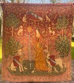 Wandkleed dame met de Eenhoorn, Antiek en Kunst, Ophalen of Verzenden